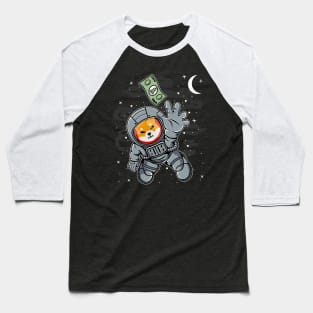 Astronaut Reaching Shiba Inu Coin To The Moon Shib Army Crypto Token Cryptocurrency Blockchain Wallet Birthday Gift For Men Women Kids Baseball T-Shirt